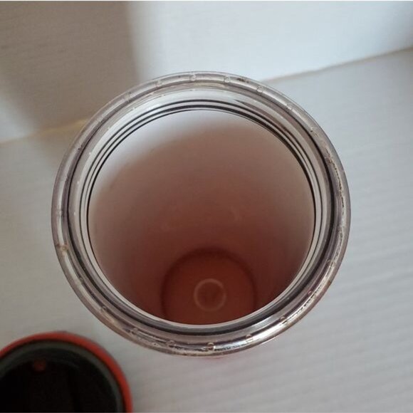 Starbucks 2008 Red Floral Poppy Travel Hot Coffee Tumbler Cup Mug 16 Oz Grande - Picture 13 of 16